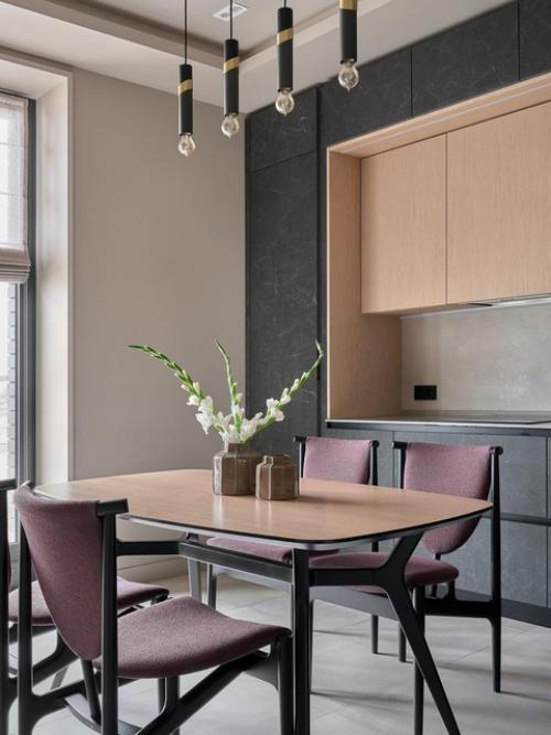 Реализованный интерьер современной квартиры, площадью 70 кв. 02