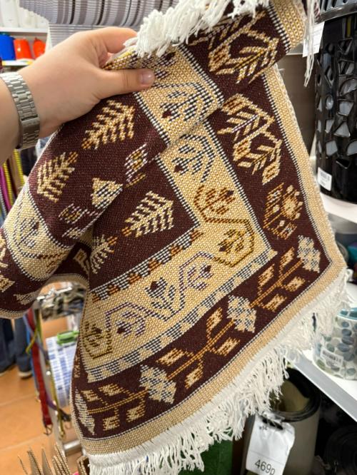 Хлопковый коврик - стильный и практичный аксессуар для любого уголка дома. 01