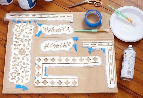 Как украсить подступени лестницы своими руками: мастер-класс. 01