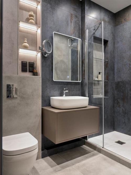 Реализованный интерьер современной квартиры, площадью 70 кв. 05