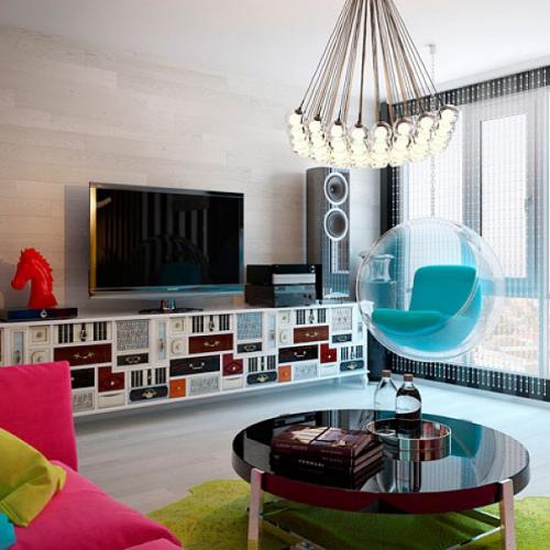 Квартира в Москве в стиле Энди уорхол. 02