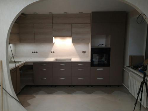 Современная кухня в пластике. 08