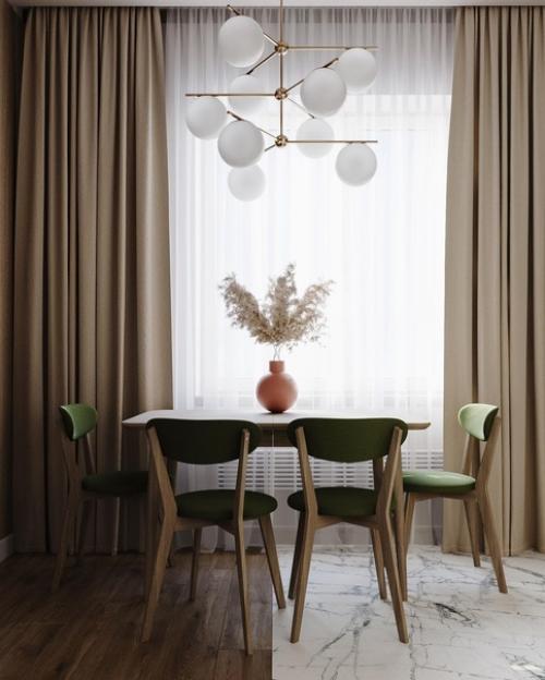 Интерьер кухни. Лёгкий, едва уловимый налёт английской классики. 03