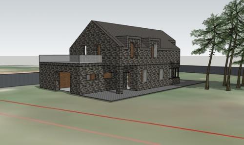 Барнхаус 2-эт.  170 м 2+ гараж 30 м 2. 03