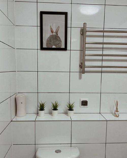 Ванная комната с ремонтом от застройщика идёт. 03