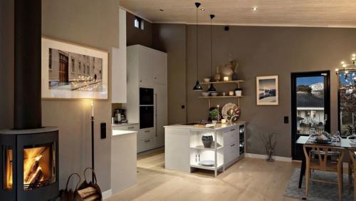 Чудесный интерьер в нейтральном стиле в Швеции. 01