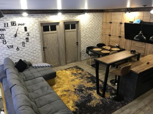 Мы сделали кухню - гостинную в стиле лофт. 03