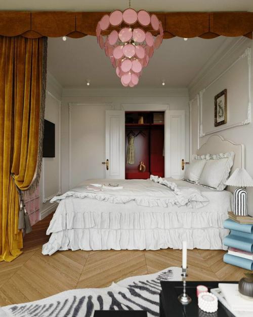 Нежный розовый интерьер в малогабаритке. 06