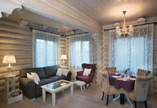 Деревянный коттедж в традиционном русском стиле. 02