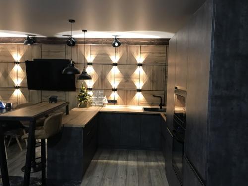 Мы сделали кухню - гостинную в стиле лофт. 02