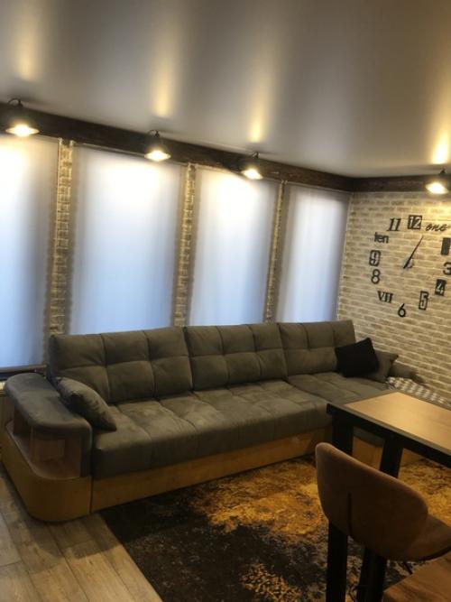 Мы сделали кухню - гостинную в стиле лофт. 06