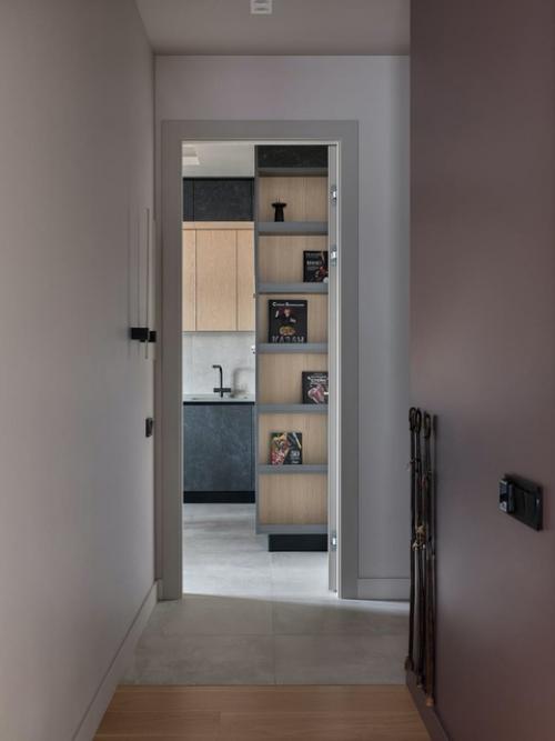 Реализованный интерьер современной квартиры, площадью 70 кв. 06