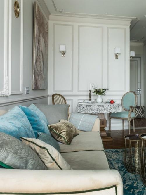 Элегантный классический интерьер на 45 кв. 01