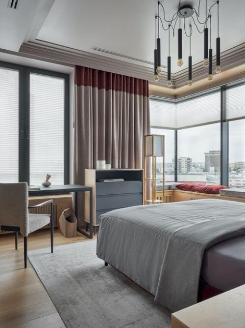 Реализованный интерьер современной квартиры, площадью 70 кв. 03