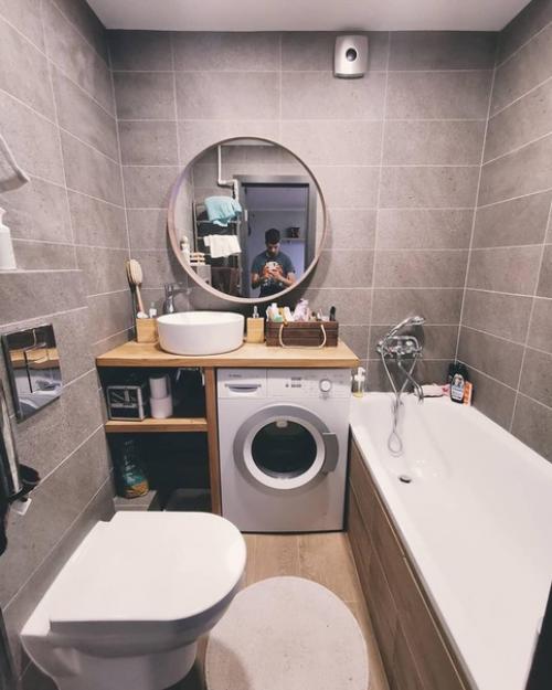 Ремонт в ванной.