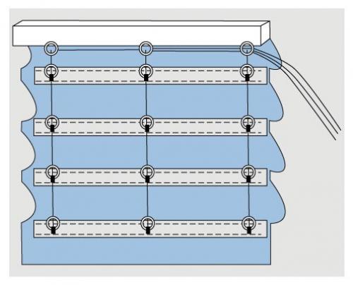 Как сшить римские шторы - пошаговое руководство. 08