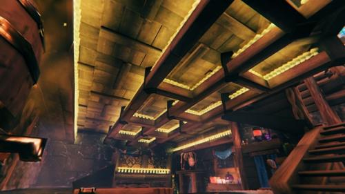 Горное шале, часть 5, интерьер - лестница и подвал. 05