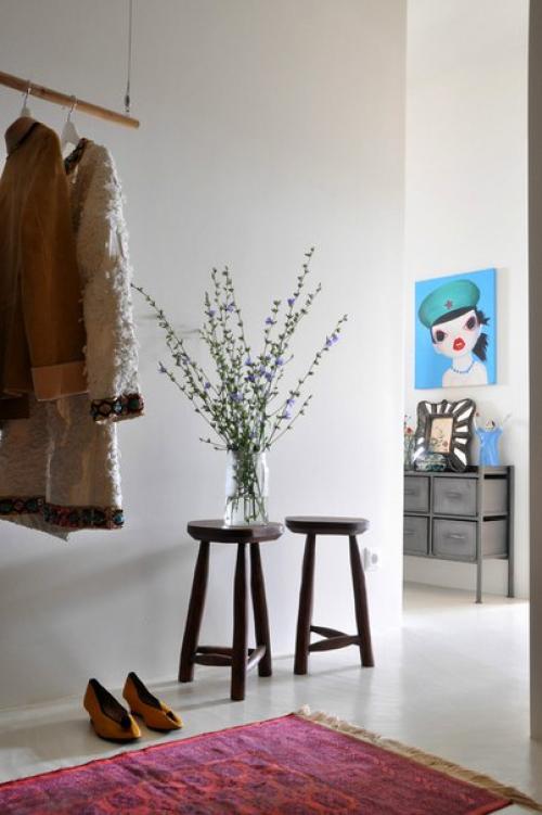 Квартира молодой девушки в Москве.

