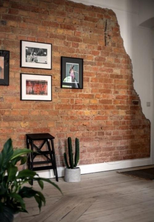 Интерьер кухни/гостиной + прихожей в историческом фонде старого города. 06