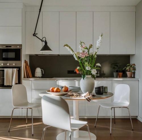 Елена соренсен спроектировала небольшую квартиру для молодой девушки, с расчетом на проживание пары. 02