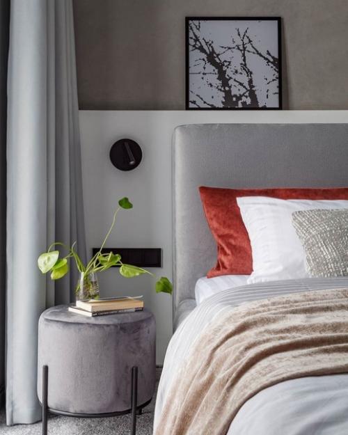 Квартира с терракотовыми акцентами для молодой пары. 05