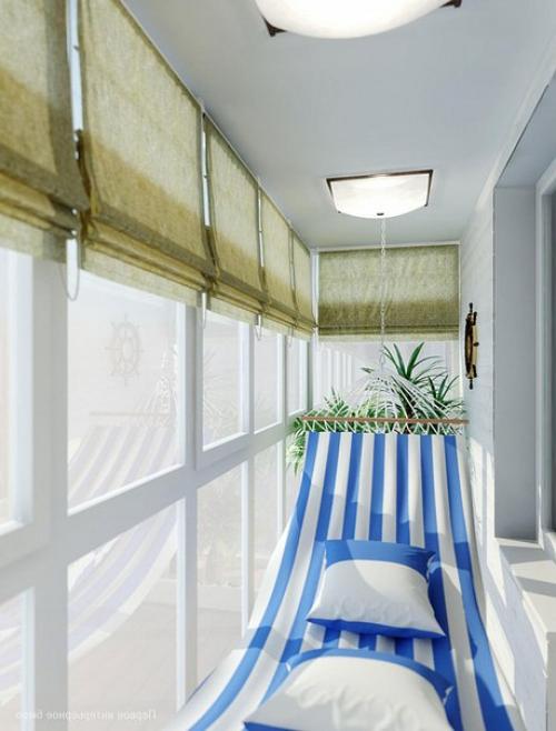 Как обустроить спальню на балконе? 02