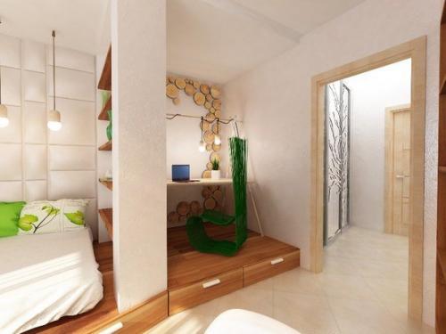 Дизайн интерьера маленькой квартиры. 01