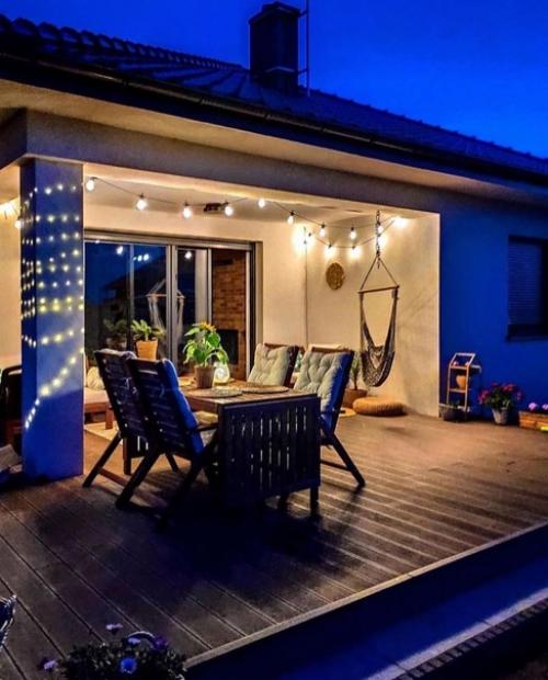 Современный европейский скандинавский интерьер загородного дома. 09