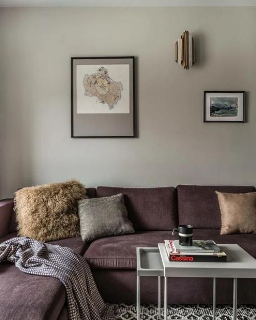 Дизайн квартиры в спокойных тонах на 46 кв. 02