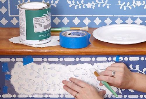 Как украсить подступени лестницы своими руками: мастер-класс. 02