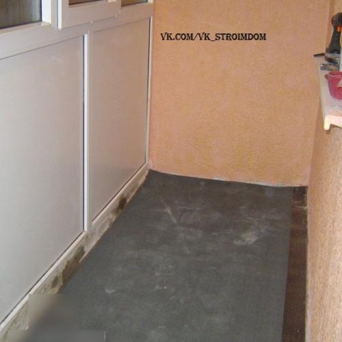 Мастер-класс: утепление и отделка пола на лоджии. 01
