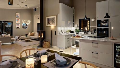 Чудесный интерьер в нейтральном стиле в Швеции. 03