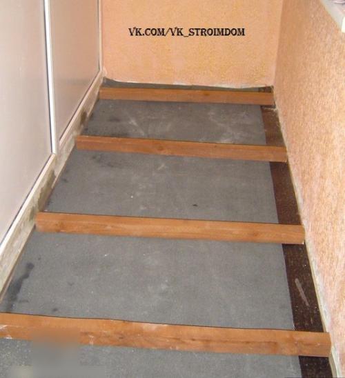 Мастер-класс: утепление и отделка пола на лоджии. 03