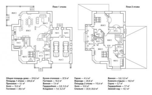 Загородный коттедж в лучших традициях современной классики. 01