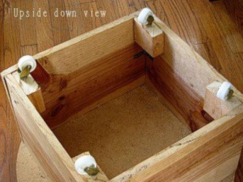 Интерьер, рукоделие.  Пуфик своими руками. 03