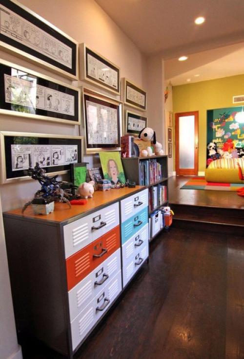 Тренд осени: яркие винтажные предметы мебели. 08