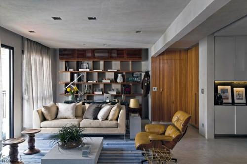 Стильная квартира в стиле лофт создана по проекту Diego Revollo и расположена в Сан-паулу, Бразилия.