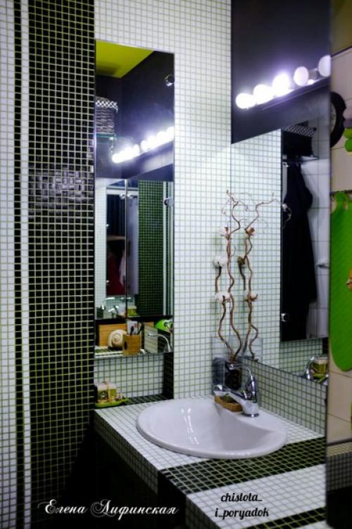 Уход за зеркалами и смесителями в ванной комнате. 06