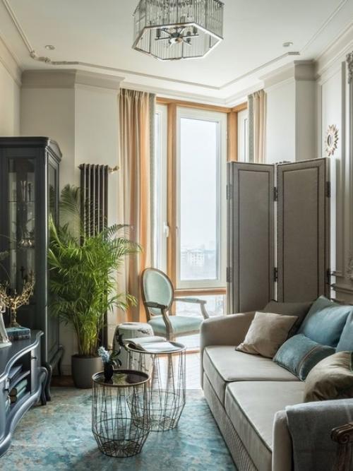 Элегантный классический интерьер на 45 кв. 03