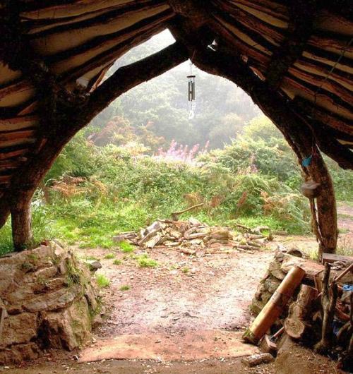 Саймон Дэйл вместе с тестем и своей семьёй построил в лесу необычный домик, напоминающий жилище хоббитов. 01