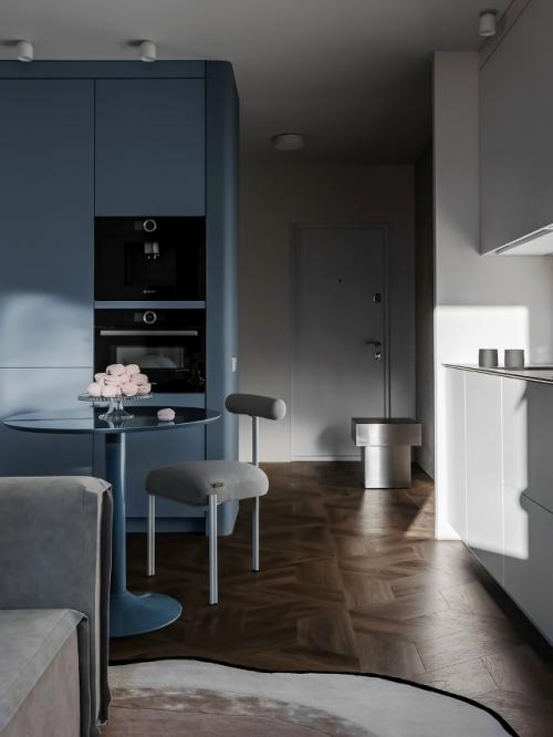 Перепланировка 1-комнатной квартиры 42 м 2 в ЖК английский квартал в Минске. 02