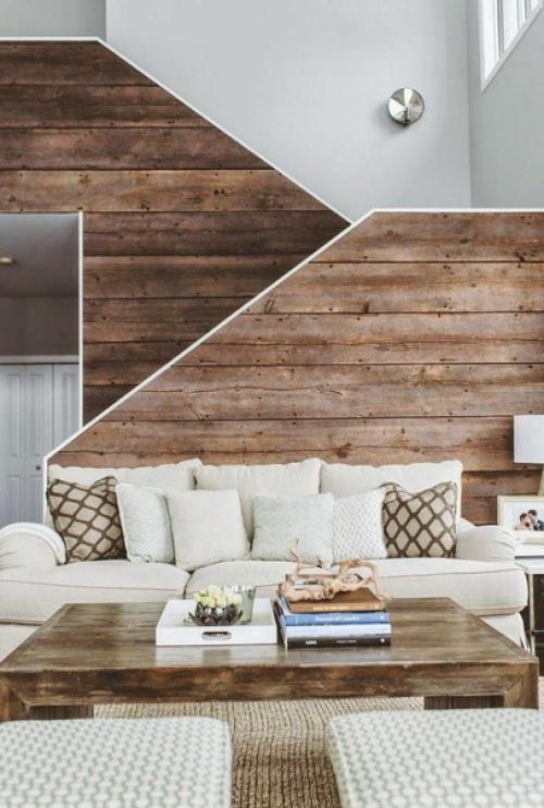 Дерево в интерьере- нестареющий элемент дизайна. 02