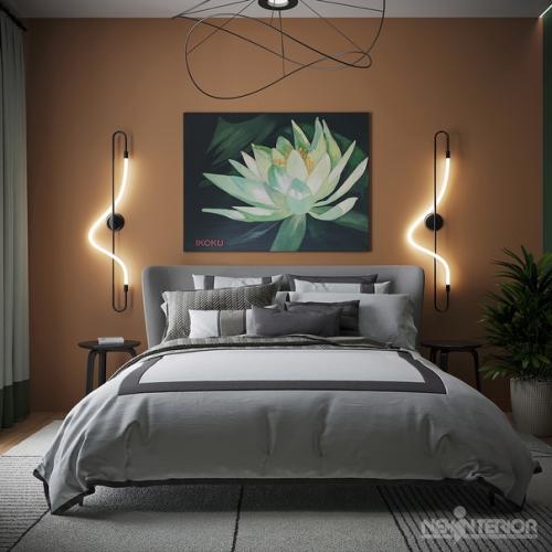 Вернёмся в спальню нашего нового проекта интерьера квартиры, расположенной в Санкт-петербурге в ЖК гранд хаус. 01