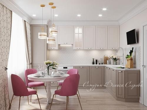 Классический интерьер в светлой пастельной цветовой гамме - это всегда круто! 01