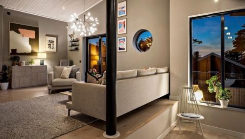 Чудесный интерьер в нейтральном стиле в Швеции. 06