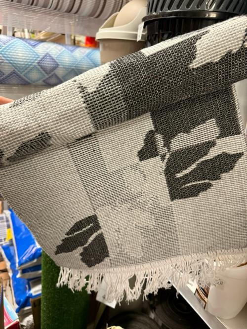 Хлопковый коврик - стильный и практичный аксессуар для любого уголка дома. 03