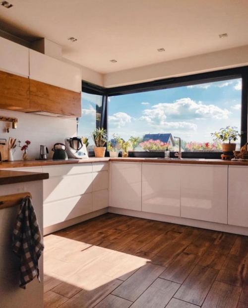 Современный европейский скандинавский интерьер загородного дома. 08