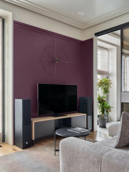 Реализованный интерьер современной квартиры, площадью 70 кв. 01