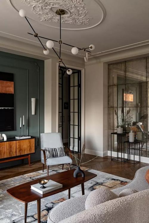 Парижский шарм: эклектичная квартира дизайнера в Казани (ч. 1). 02