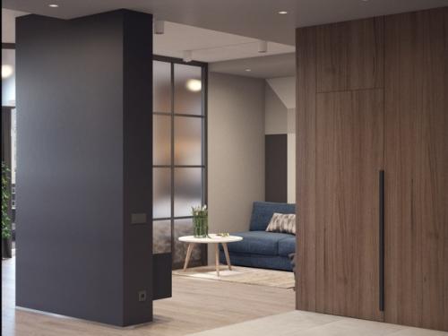 Наша подписчица очень стильный проект для студии сделала. 01